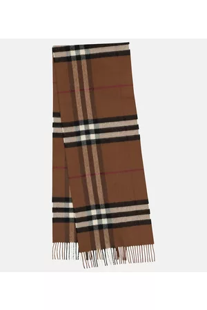 Burberry Kobieta Kaszmiru - Giant Check cashmere scarf