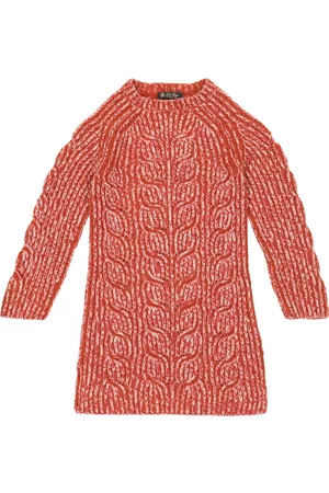 Loro Piana Cable-knit cashmere sweater dress