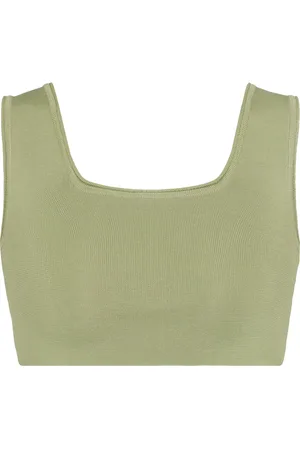 Low Classic Ribbed-knit crop top