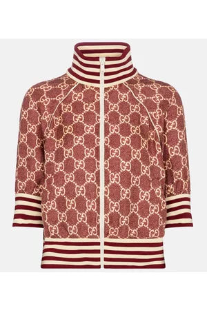 Gucci GG Supreme silk twill track jacket