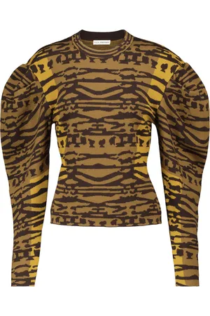 ULLA JOHNSON Livia jacquard wool sweater