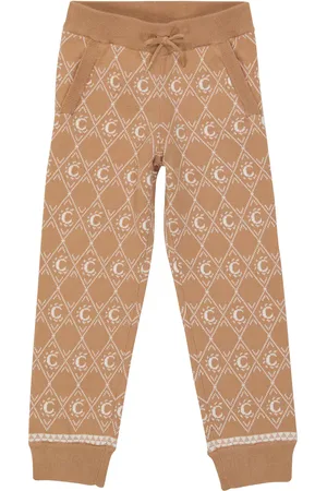 Chloé ChloÃ© Kids Jacquard cotton-blend sweatpants