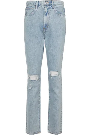 SLVRLAKE Beatnik high-rise distressed jeans