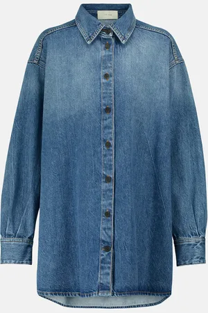 The Row Frannie denim shirt