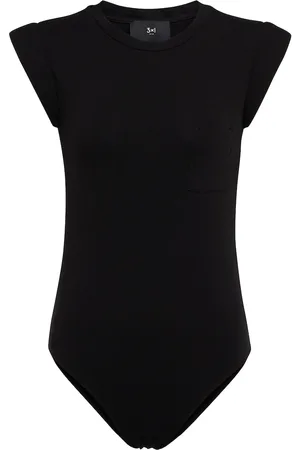 3x1 N.y.c. Padded cotton-blend bodysuit