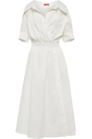 Altuzarra Lydia cotton-blend poplin shirt dress