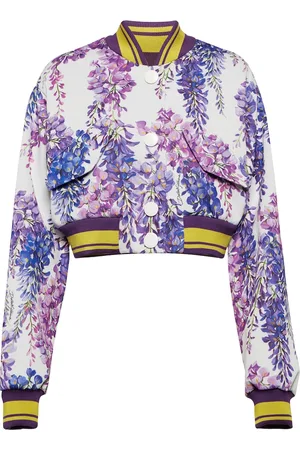 Dolce & Gabbana Chaqueta cropped estampada