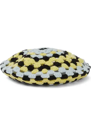 Ganni Crocheted wool-blend beret