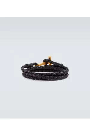 Tom Ford Bransoletki - Braided leather bracelet