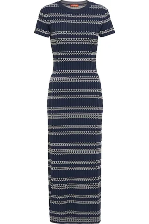Altuzarra Galyna striped ribbed-knit maxi dress