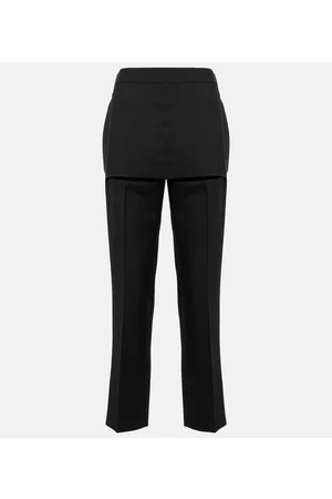 Givenchy Cutout high-rise wool pants