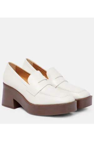 Tod's Leather platform loafers