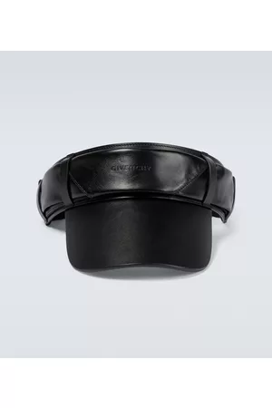 Givenchy Kapelusze - Logo leather visor