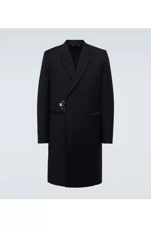 Givenchy Wool and mohair coat with padlock closure