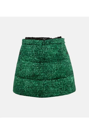 Moncler 1 MONCLER JW ANDERSON Printed padded cotton miniskirt