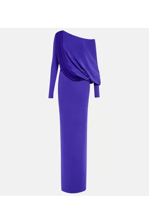 Tom Ford Draped off-shoulder jersey gown