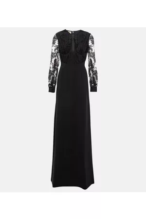 Gucci Lace-insert gown