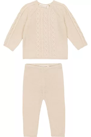 BONPOINT Niemowlę Legginsy - Baby Bergamote wool-blend sweater and leggings set