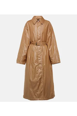 Isabel Marant Crisley oversized faux leather coat