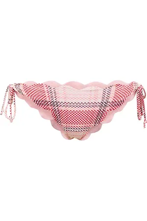 Marysia Mott checked reversible bikini bottoms