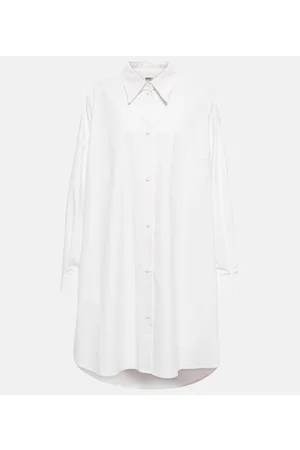 Maison Margiela Oversized cotton shirt dress
