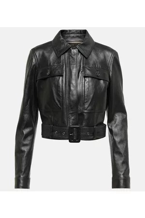 Saint Laurent Cropped leather jacket