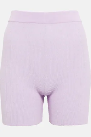 Jacquemus Le Short Arancia knit biker shorts