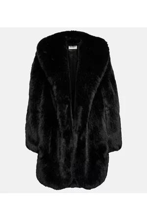 Saint Laurent Faux fur coat