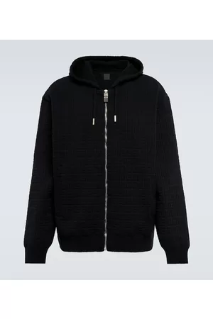Givenchy 4G jacquard wool-blend zip-up hoodie