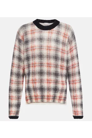 Moncler Checked wool-blend sweater