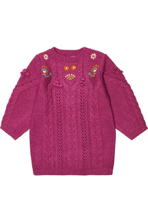 Louise Misha Rejana embroidered sweater dress