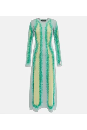 Y / PROJECT Gradient knit maxi dress