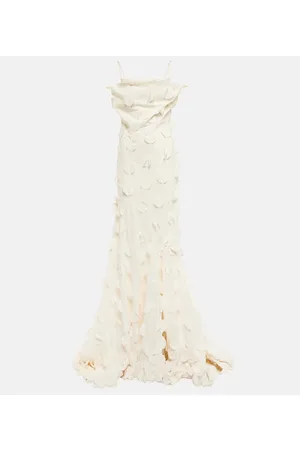 Jacquemus Kobieta Sukienki koktajlowe i wieczorowe - La Robe Pois appliquÃ©d cotton gown
