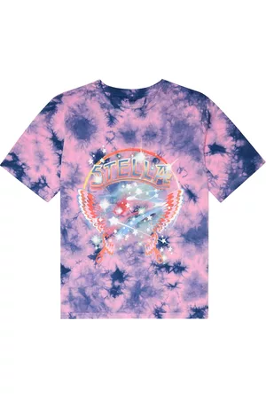 Stella McCartney Dziewczynka Topy - Printed tie-dye cotton jersey T-shirt