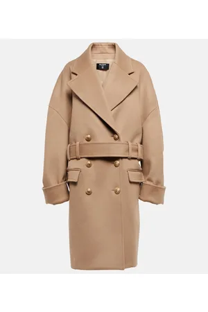 Balmain Kobieta Płaszcze - Oversized wool coat