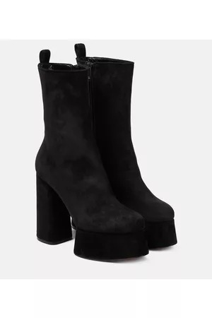 Christian Louboutin Izamayaz suede platform ankle boots