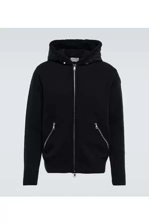 Moncler Virgin wool zip-up hoodie