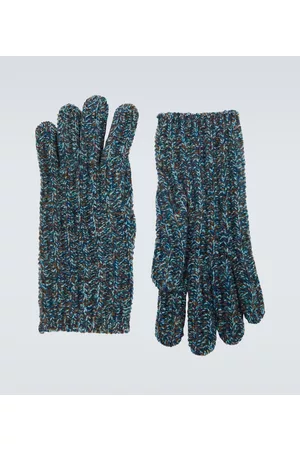 Loro Piana Ribbed-knit cashmere gloves