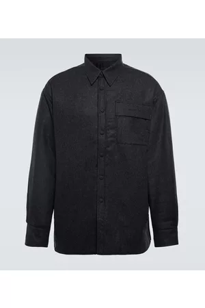 Givenchy Embroidered padded wool shirt