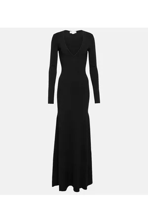 Victoria Beckham Knitted V-neck maxi dress