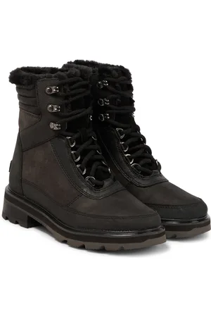 sorel Lennox leather ankle boots