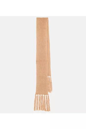 Loewe Kobieta Szaliki i Chusty - Cable-knit wool scarf