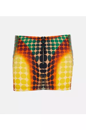 Jean Paul Gaultier Kobieta Spódnice - Polka-dot mesh miniskirt
