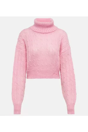 Ganni Mohair-blend turtleneck sweater