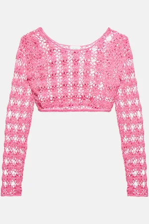 ANNA KOSTUROVA Bella crochet cotton crop top