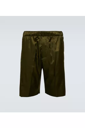 Alexander McQueen Szorty - Cotton-blend shorts