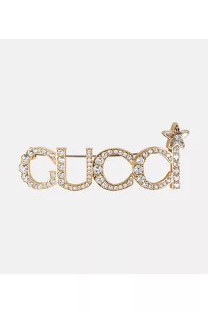 Gucci Crystal-embellished brooch