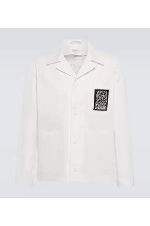 Alexander McQueen Koszule z długim rękawem - Long-sleeved cotton shirt