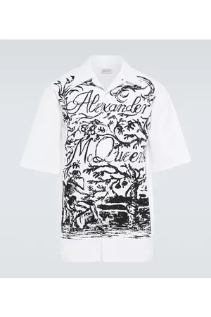 Alexander McQueen Koszule - Printed cotton shirt
