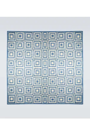 Bode White House Steps quilted throw